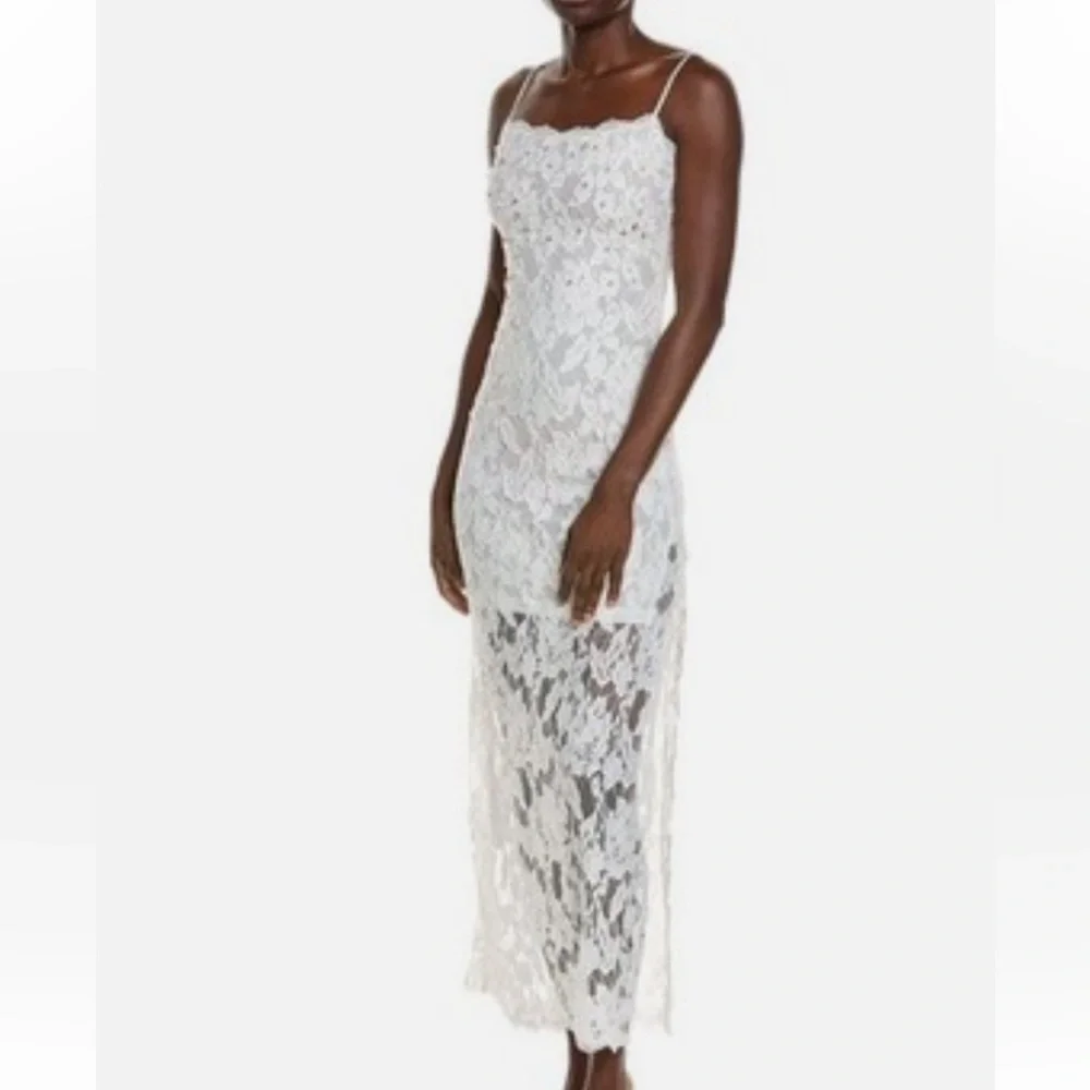 HEMANT & NANDITA for Free People Reet Lace Midi Dress NWT
